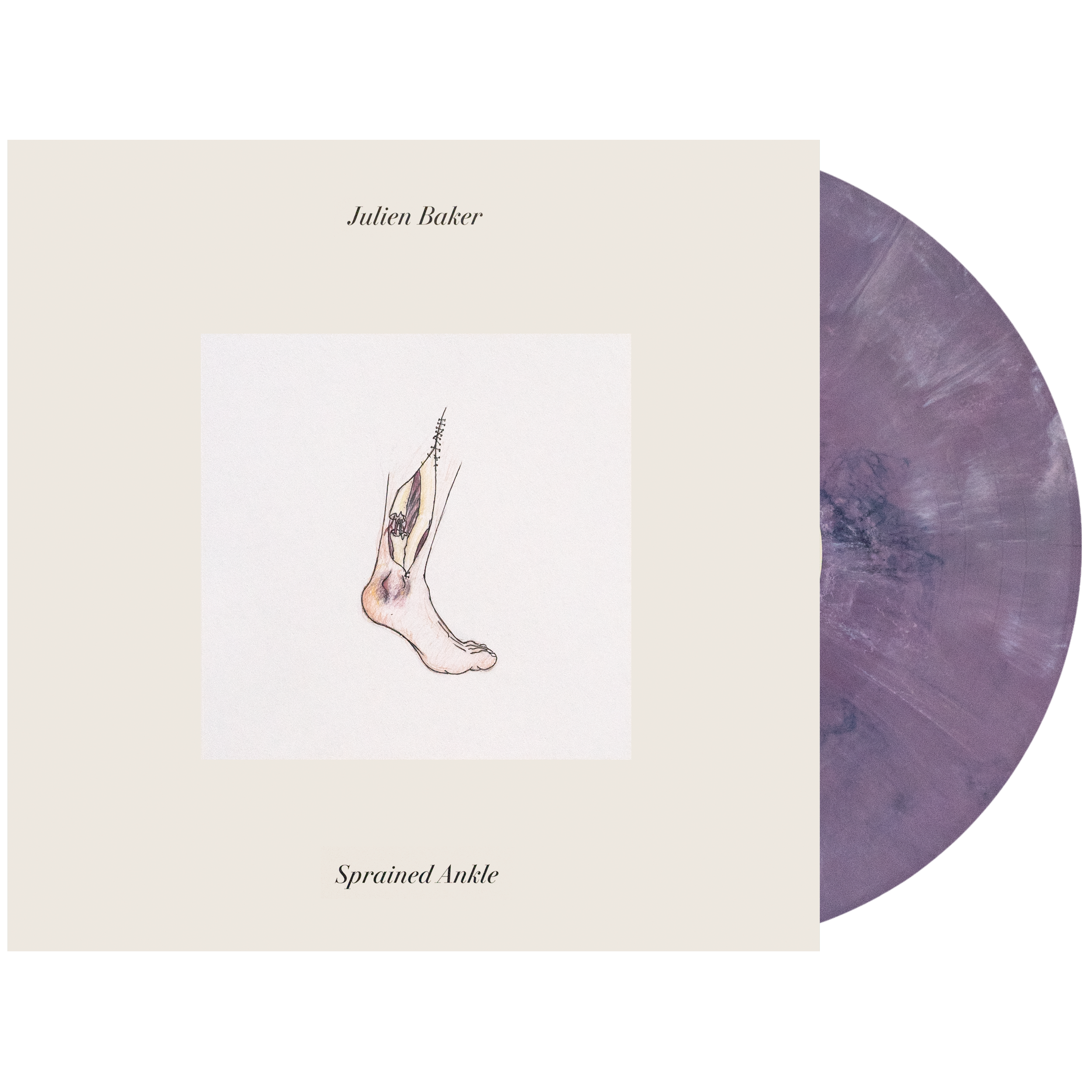 Julien Baker Sprained Ankle LP +7インチレコード Sprained Ankle Vinyl LP (Bruise) – Julien Baker