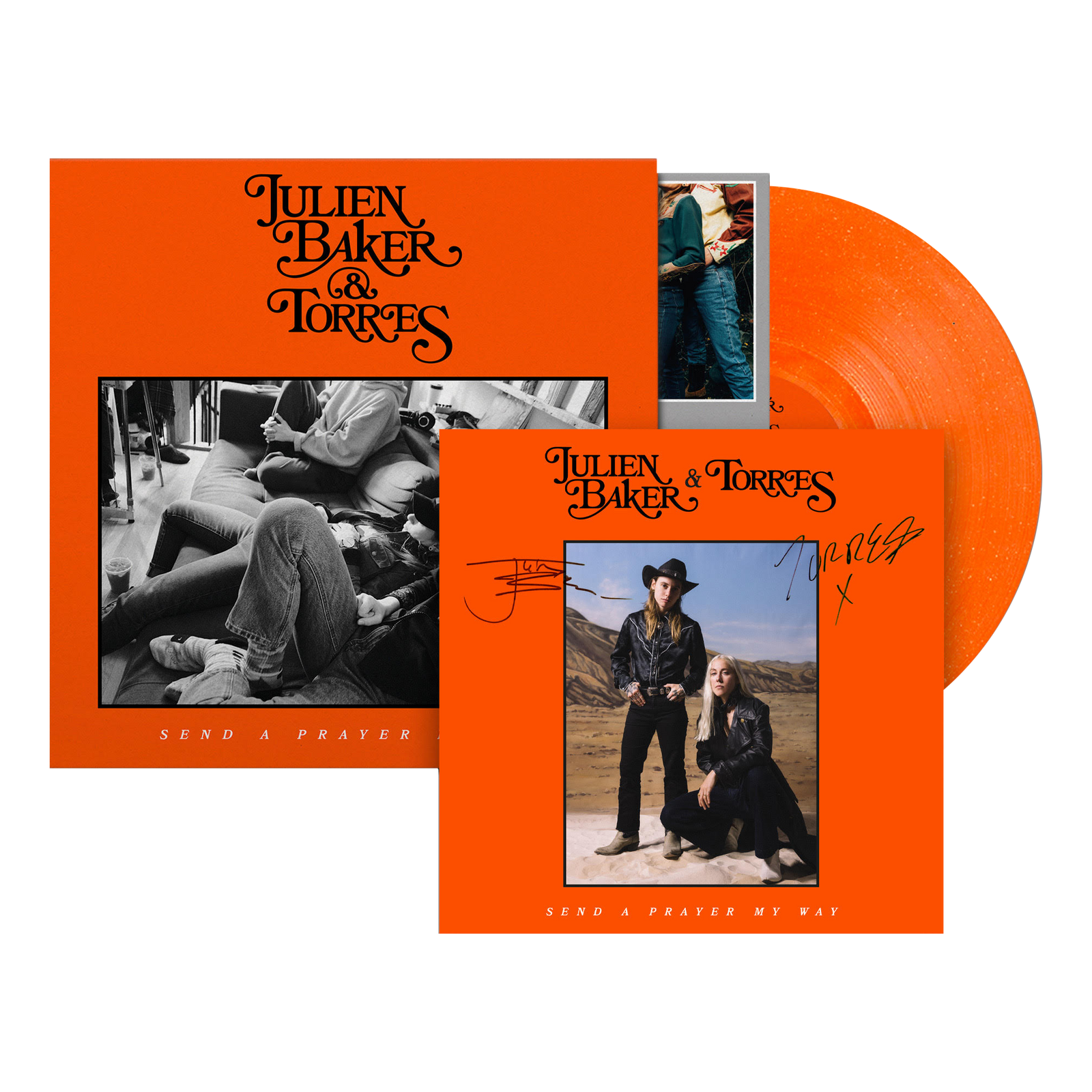 【新品未開封】【レコード】Julien Baker 、Torres Julien Baker x TORRES Send A Prayer My Way (Orange Glitter